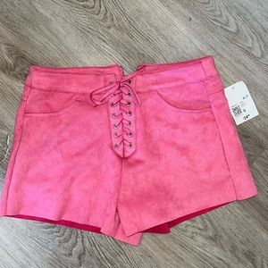 Pink Western Barbiecore Short- NWT
